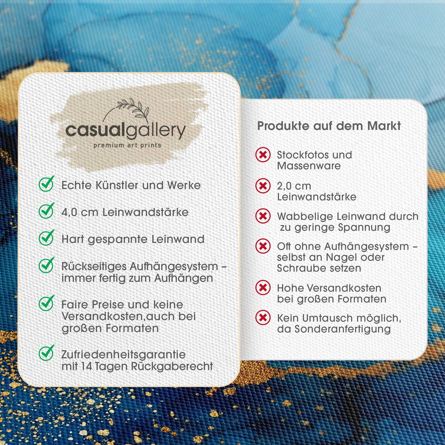 Abstract Mineral Blue