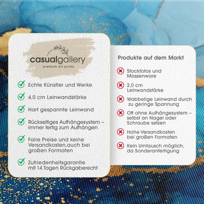 Abstract Mineral Blue