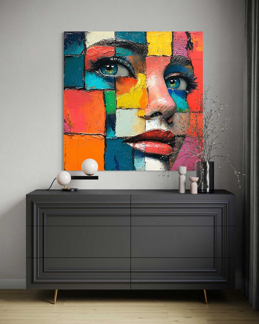 Art Head Leinwandbild