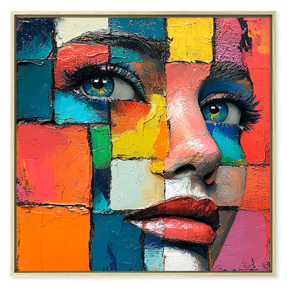 Art Head Leinwandbild