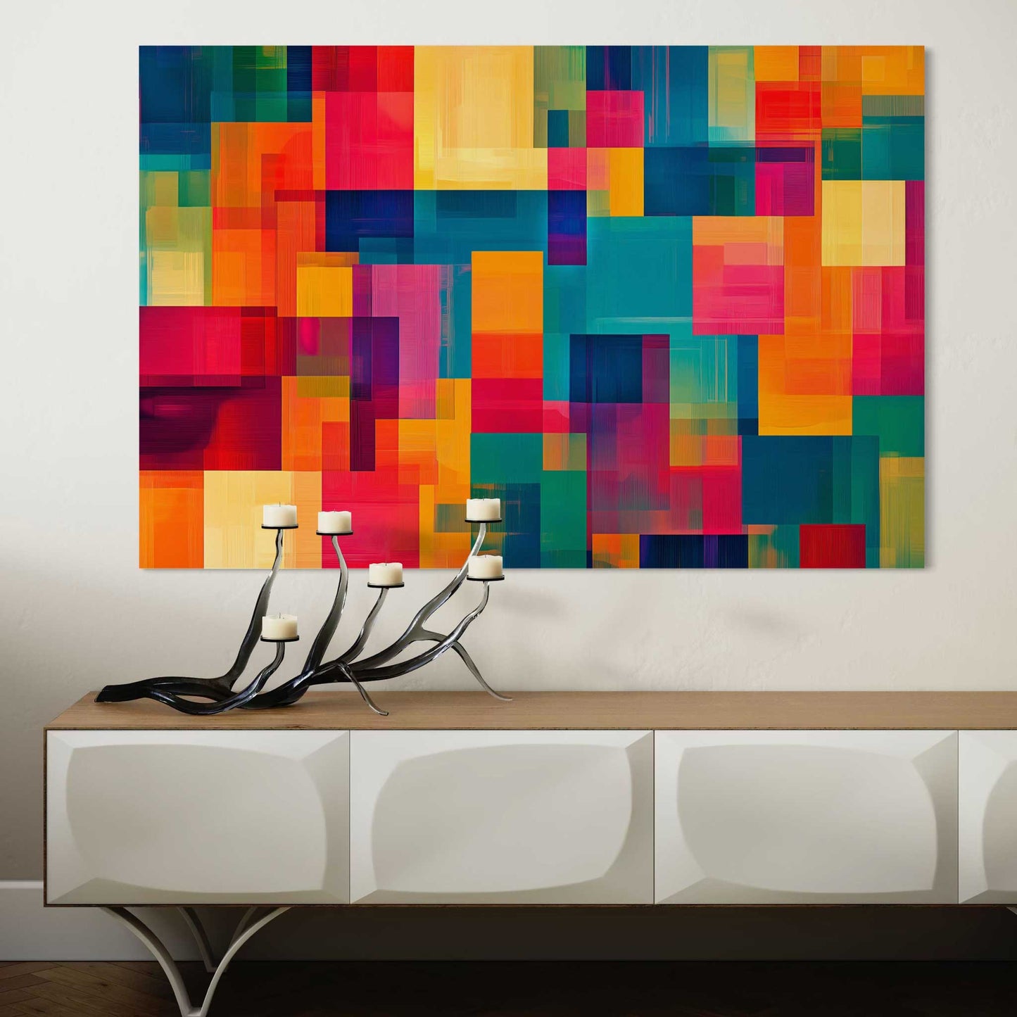 Art Mosaic Leinwandbild