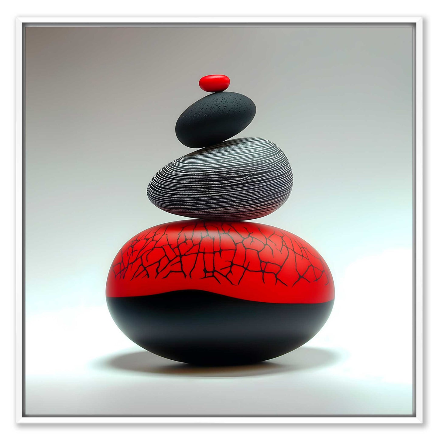 Artistic Rocks Leinwandbild