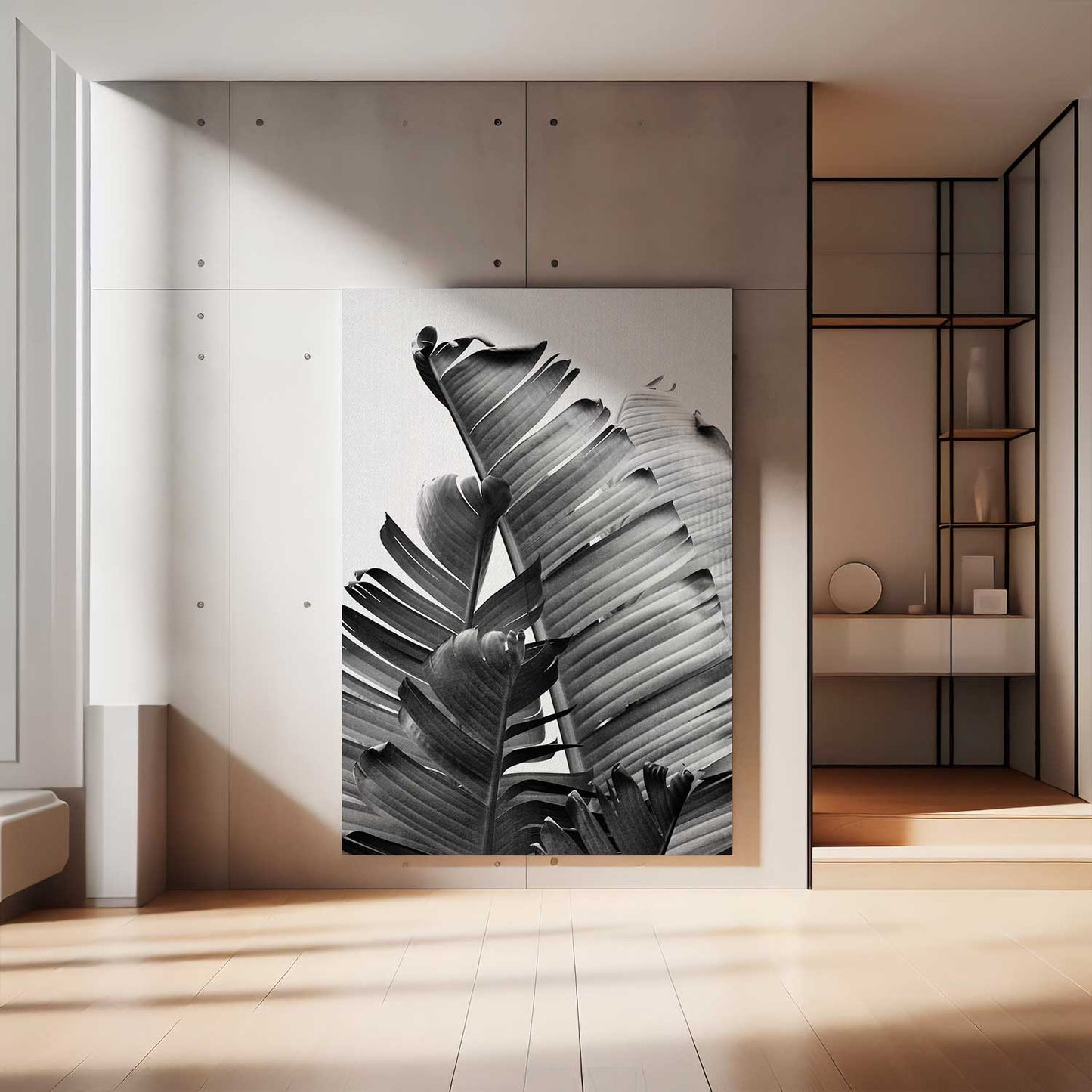 Banana Leaves B&W