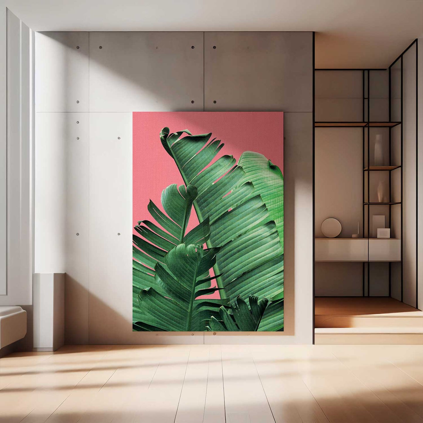 Banana Leaves in Pink