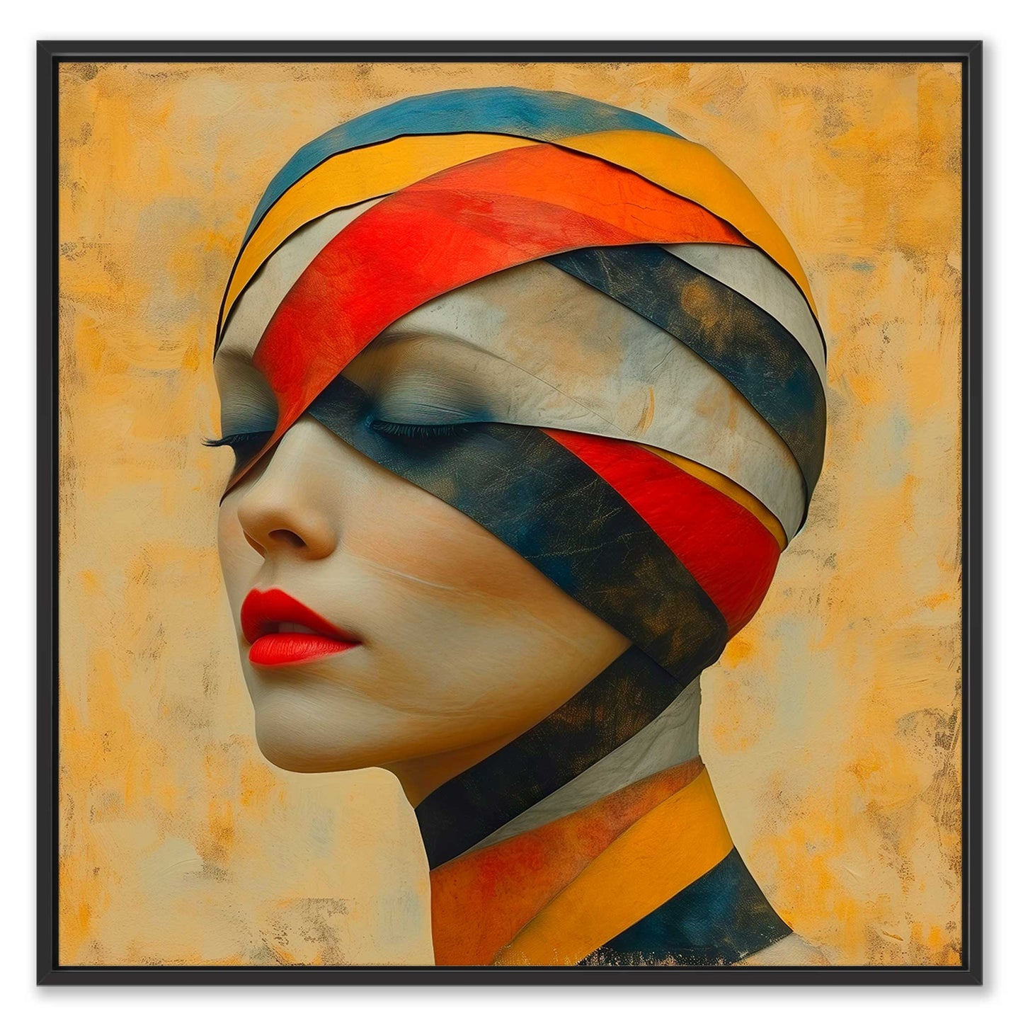 Bandage Woman Leinwandbild