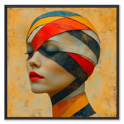 Bandage Woman Leinwandbild