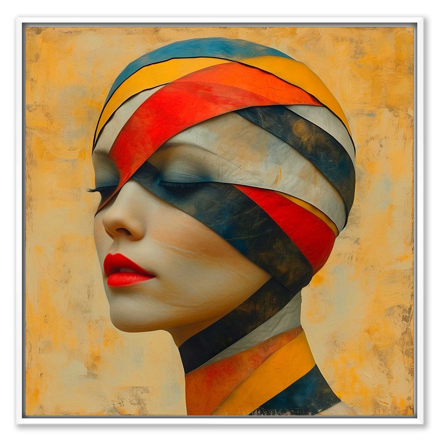 Bandage Woman Leinwandbild
