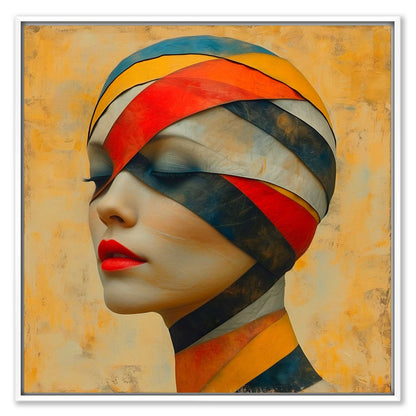 Bandage Woman Leinwandbild