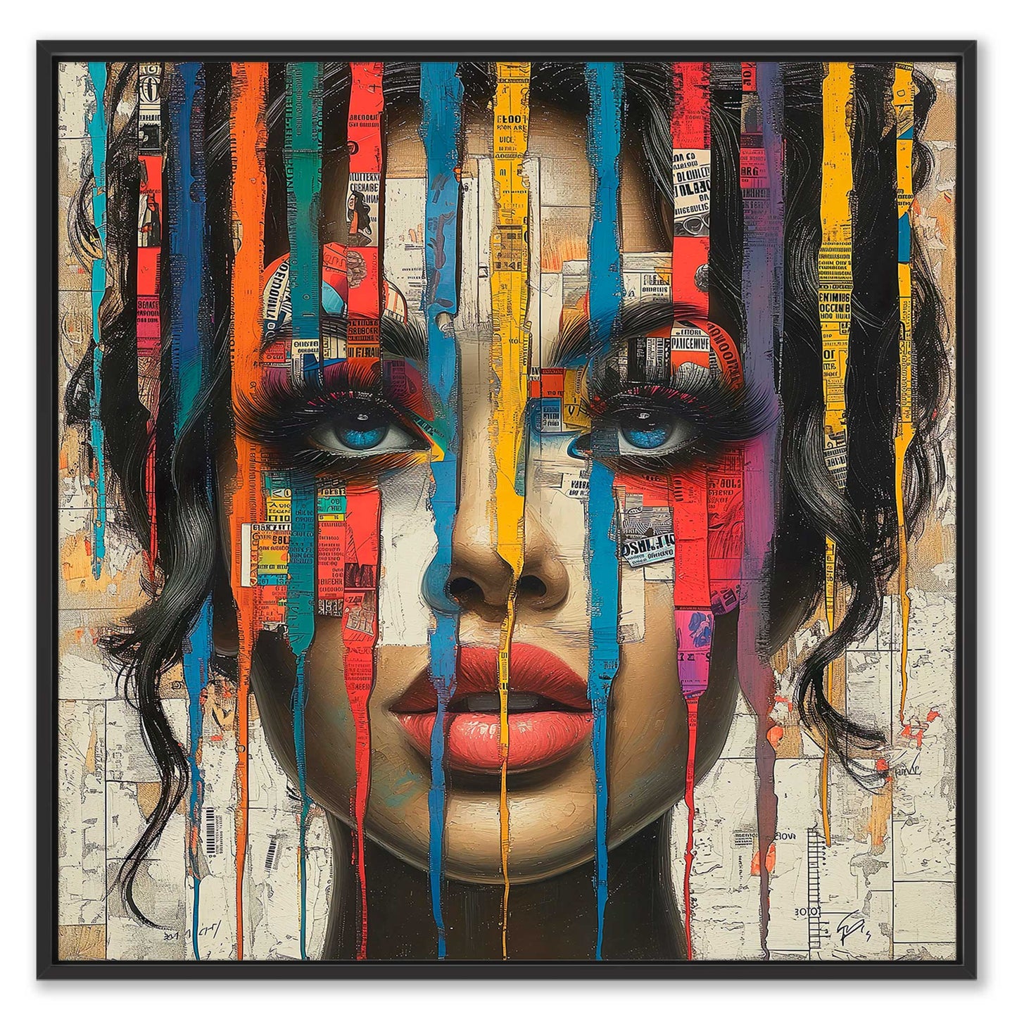 Between the Headlines Leinwandbild