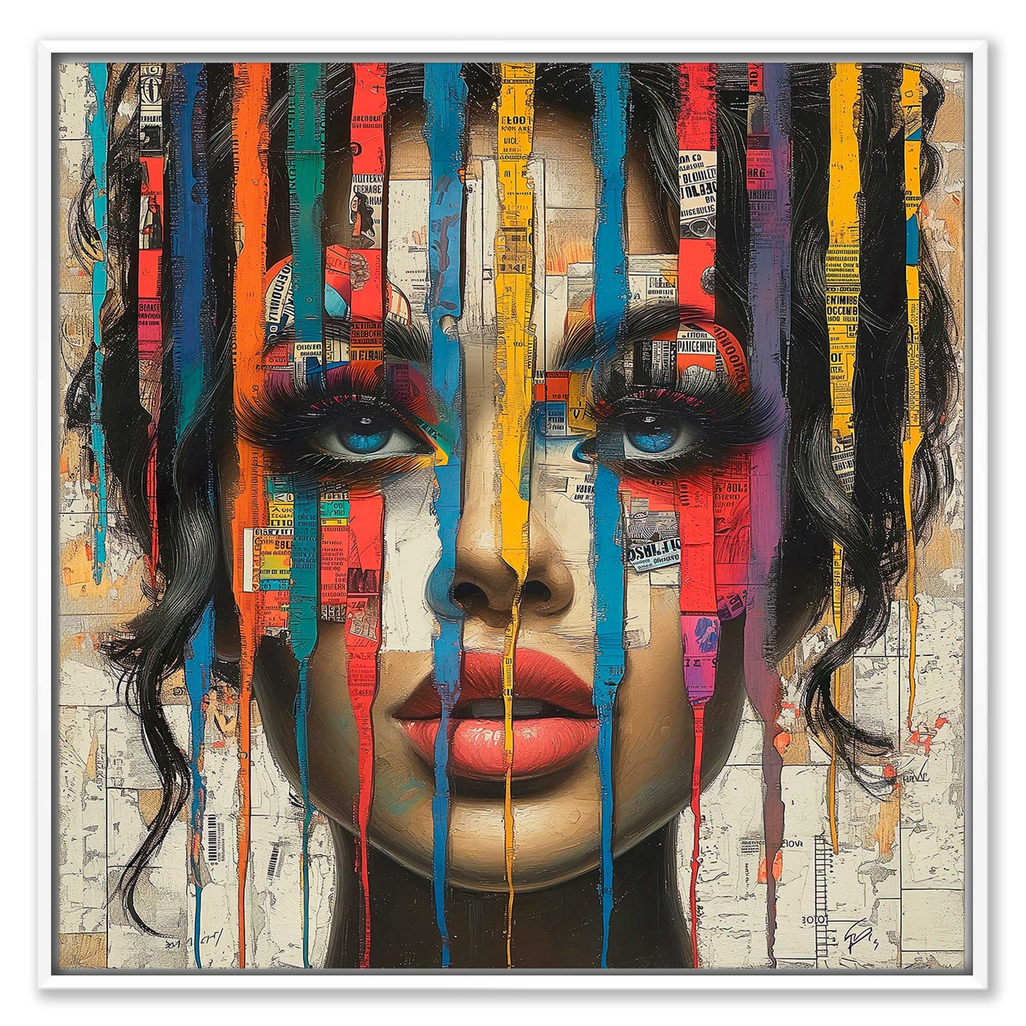 Between the Headlines Leinwandbild