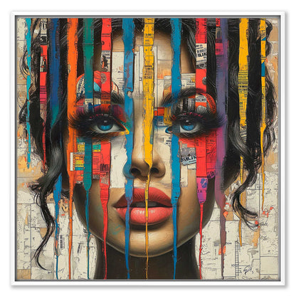 Between the Headlines Leinwandbild