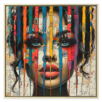 Between the Headlines Leinwandbild