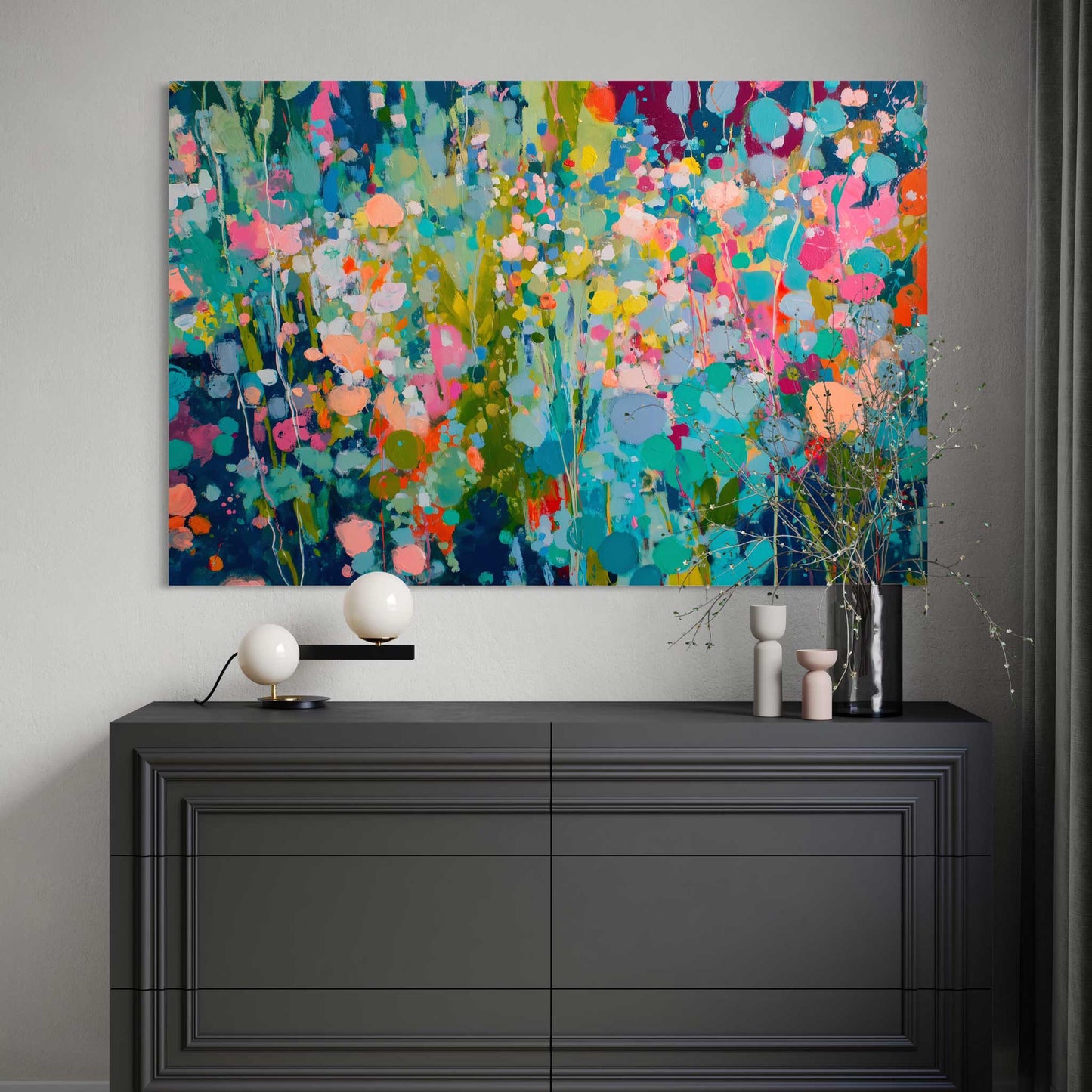 Blooming Garden Leinwandbild