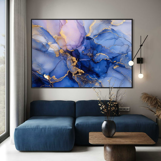 Blue Gold Composition