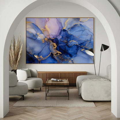 Blue Gold Composition