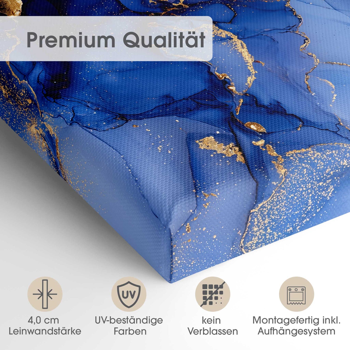 Blue Gold Composition