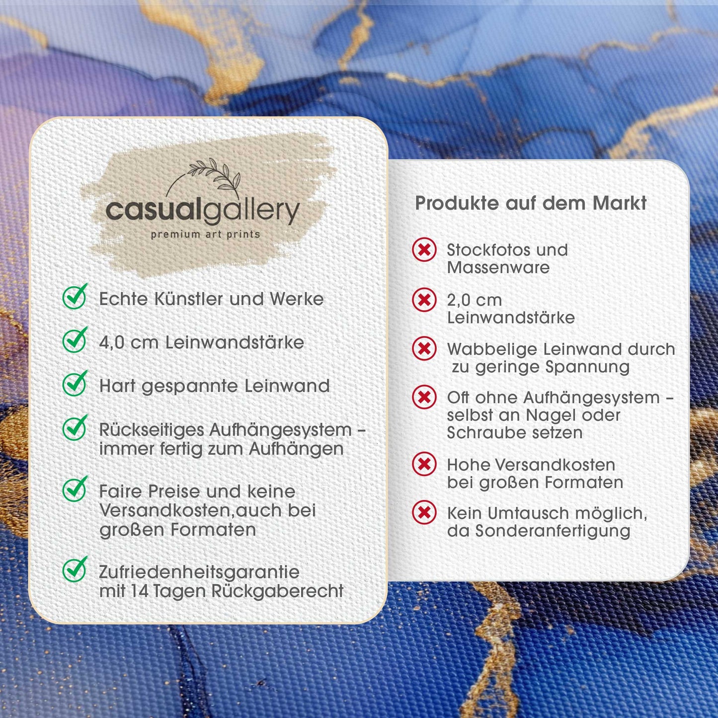 Blue Gold Composition