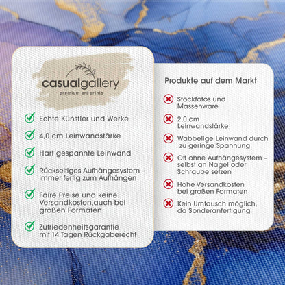 Blue Gold Composition