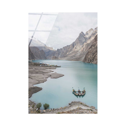 Boats in a Lake in Pakistan