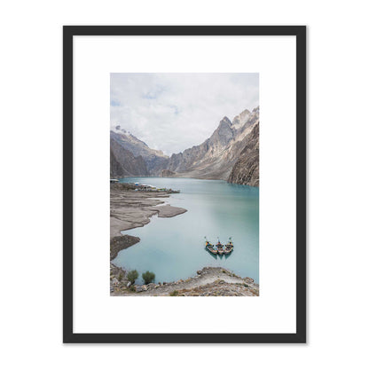 Boats in a Lake in Pakistan