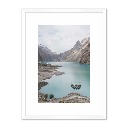 Boats in a Lake in Pakistan