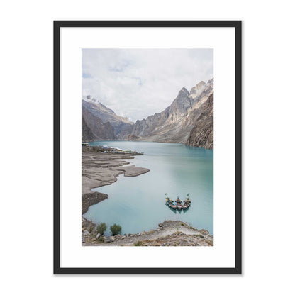 Boats in a Lake in Pakistan