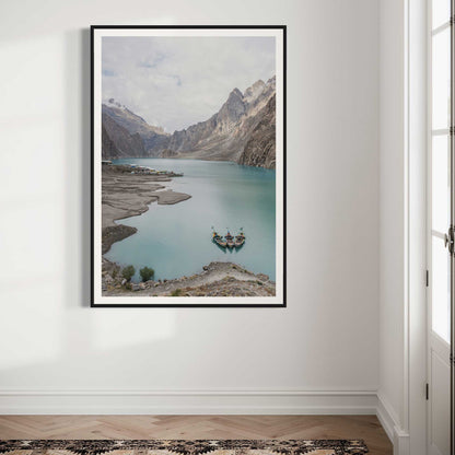 Boats in a Lake in Pakistan