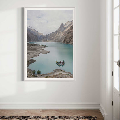 Boats in a Lake in Pakistan