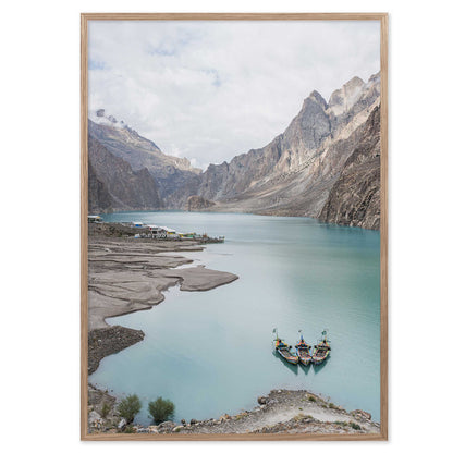 Boats in a Lake in Pakistan