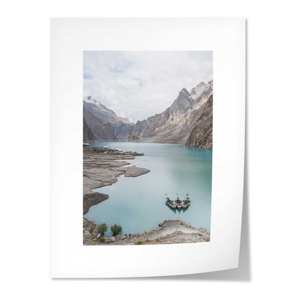 Boats in a Lake in Pakistan