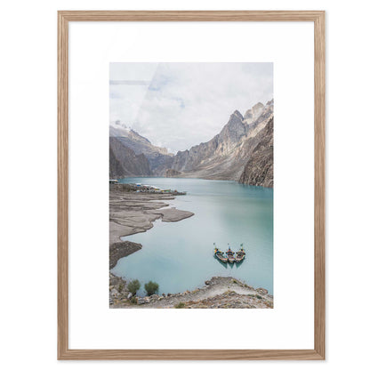 Boats in a Lake in Pakistan