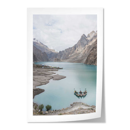 Boats in a Lake in Pakistan