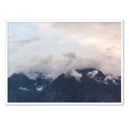 Cloudy Karakoram Mountains