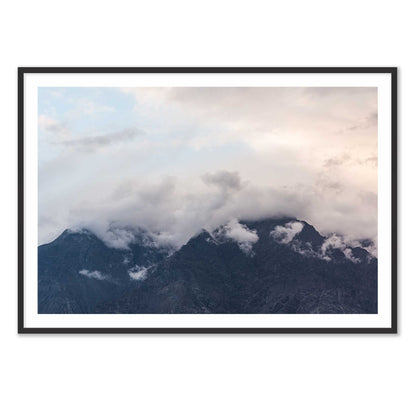 Cloudy Karakoram Mountains