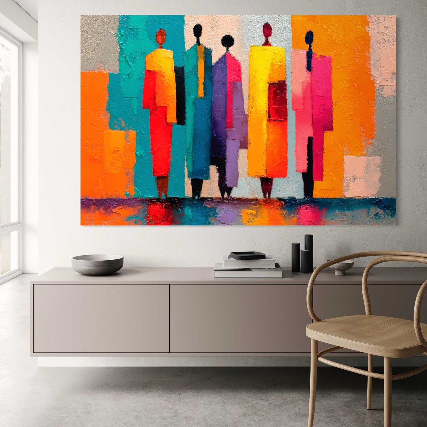 Colorful Diversity Leinwandbild