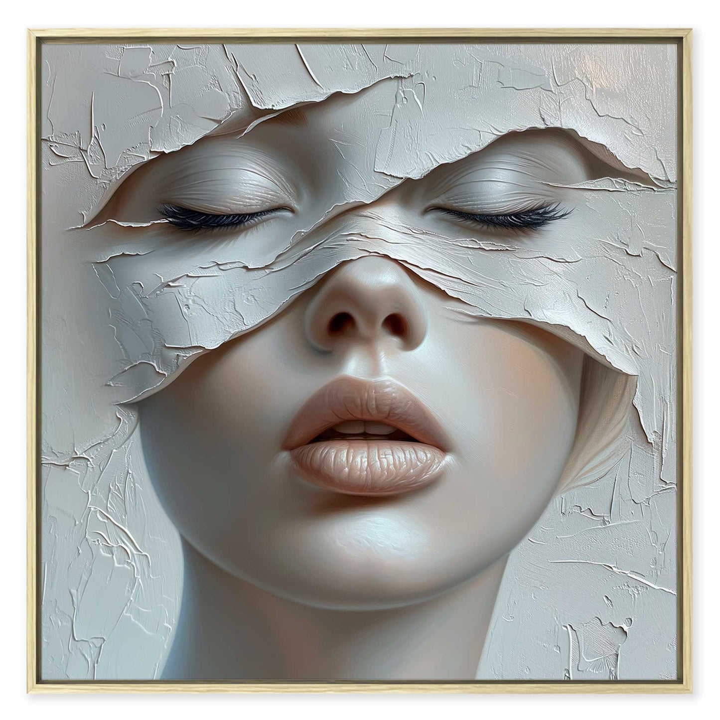 Dissolved in Paint Leinwandbild