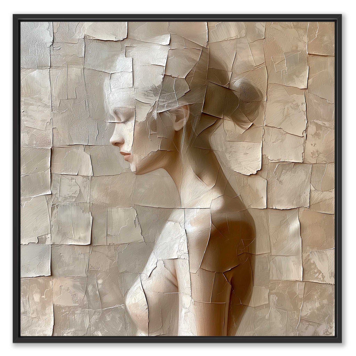 Dissolved in Paper Leinwandbild