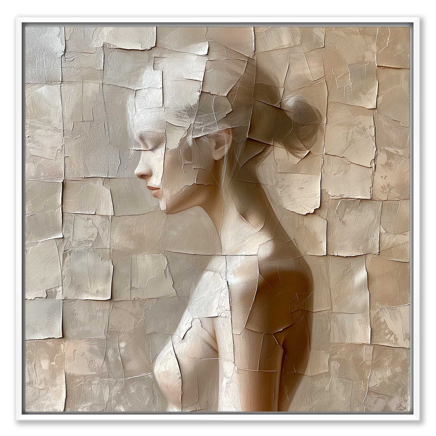 Dissolved in Paper Leinwandbild