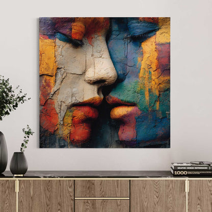 Face to Face Leinwandbild