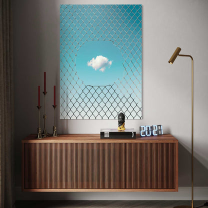 Fenced Cloud Leinwandbild