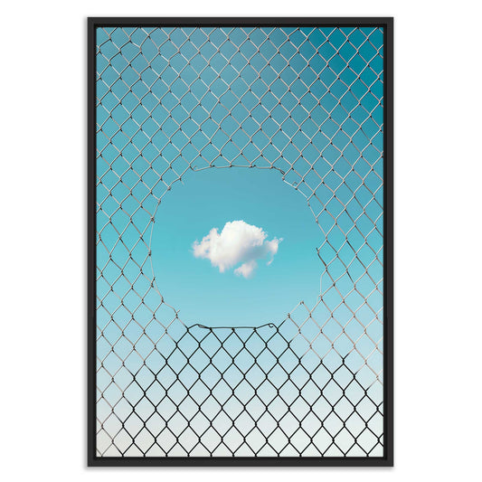 Fenced Cloud Leinwandbild