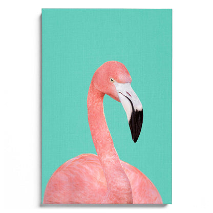 Flamingo in Blue