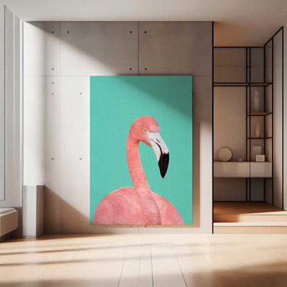Flamingo in Blue