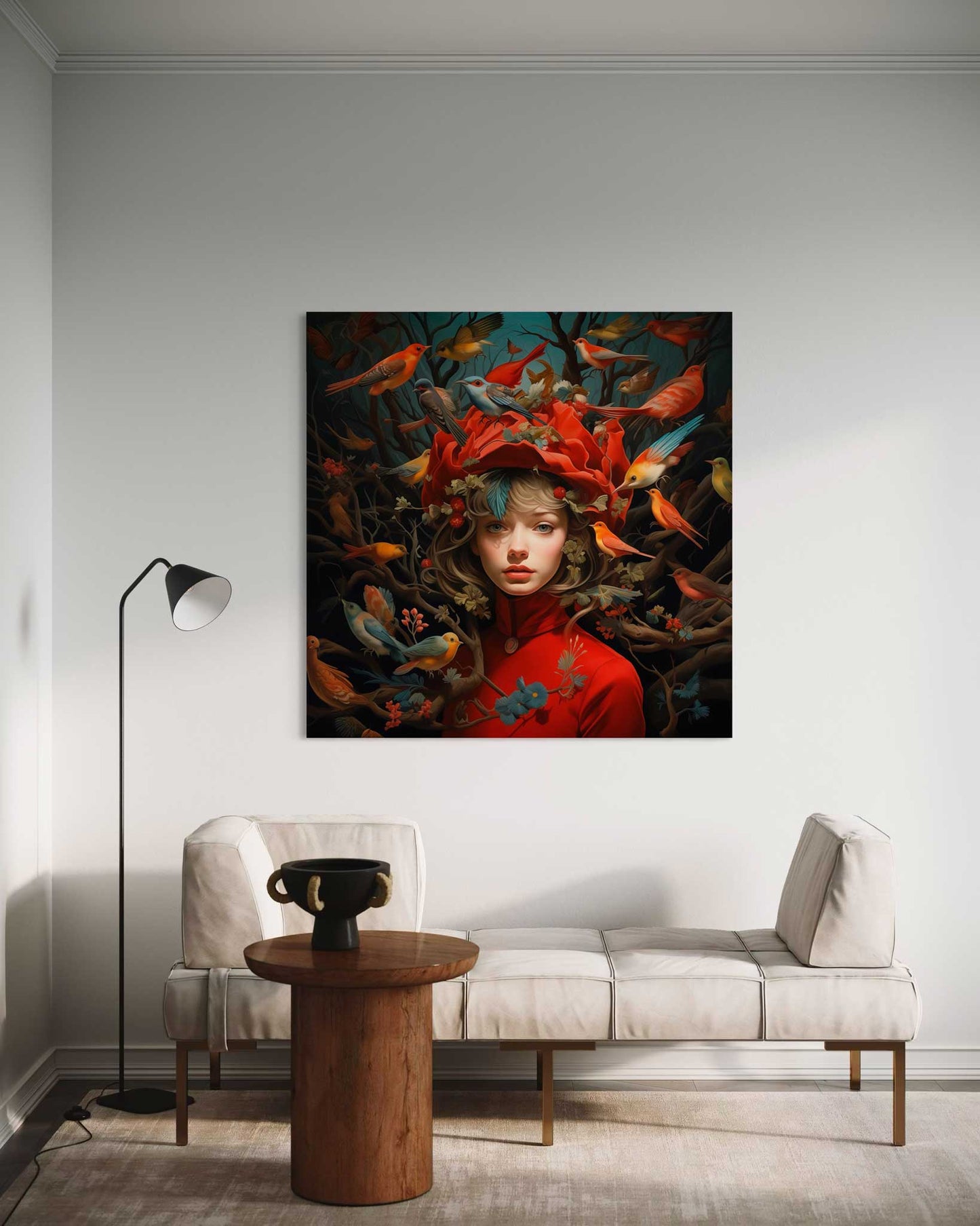 Colorful Forest Nymph Leinwandbild