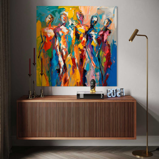 Girlfriends Leinwandbild