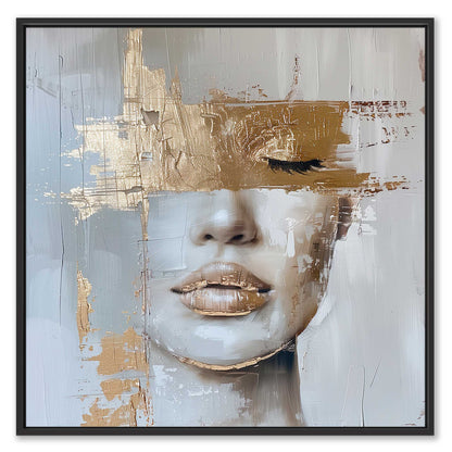 Golden Eye Leinwandbild