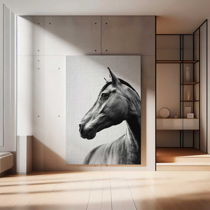 Horses B&W 2