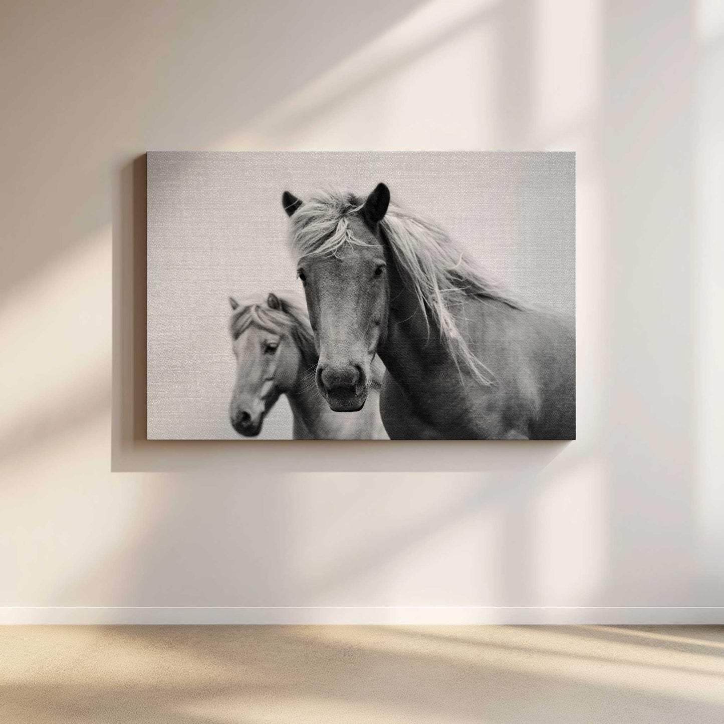 Horses B&W