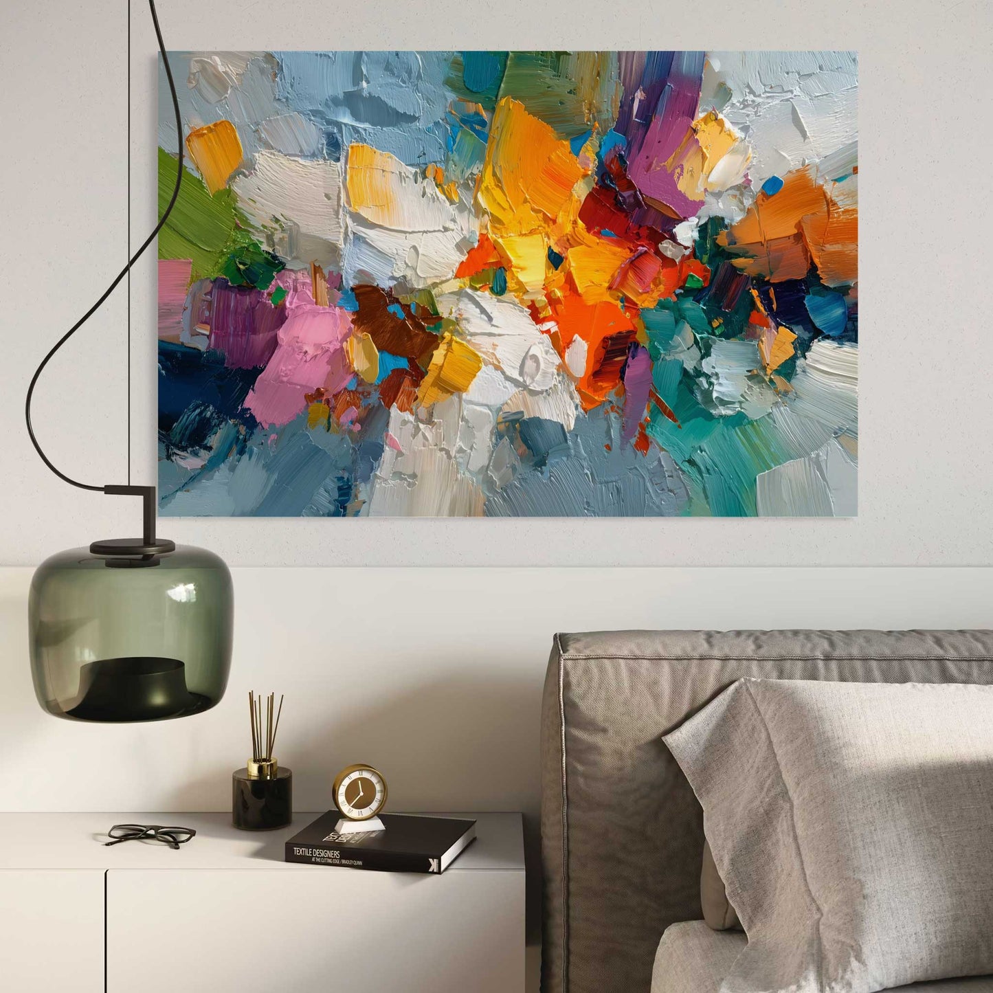 Impasto Style Leinwandbild