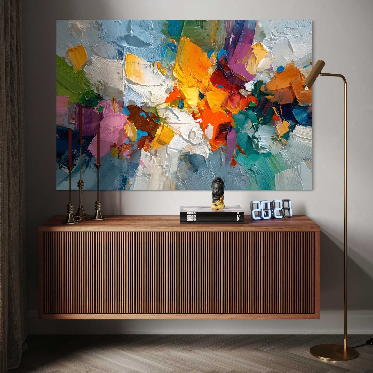 Impasto Style Leinwandbild